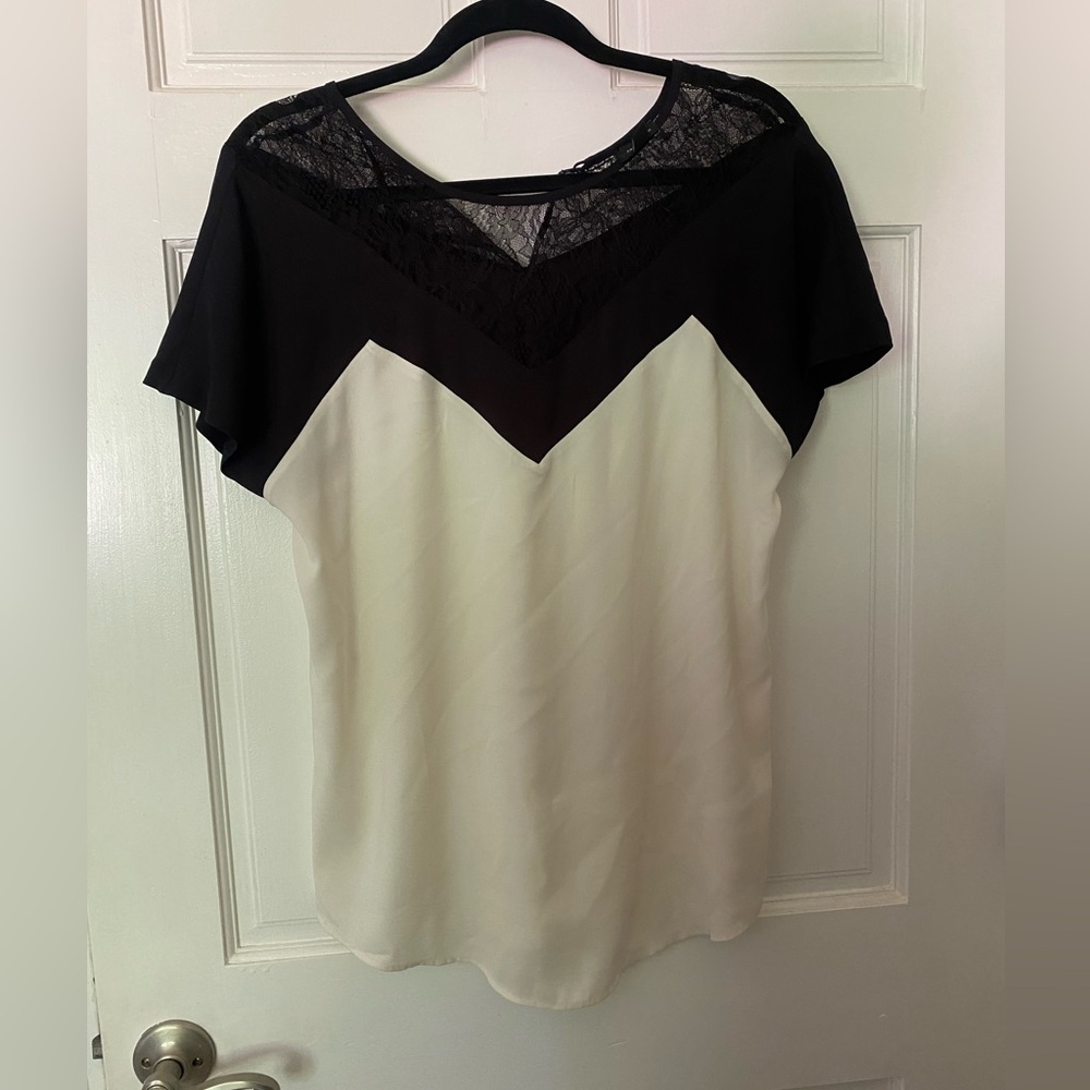 Black & White Ann Taylor blouse